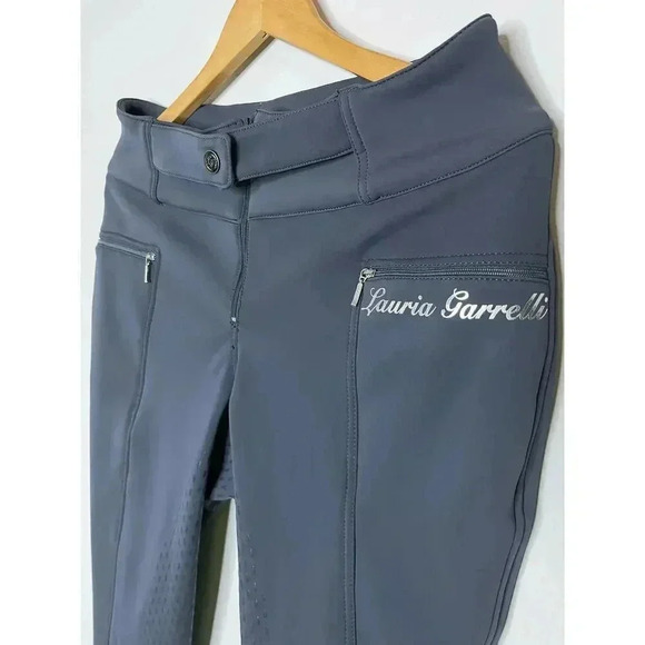Lauria Garrelli riding breeches Softshell silicone Full seat Graphite women’s 28 - Picture 7 of 11